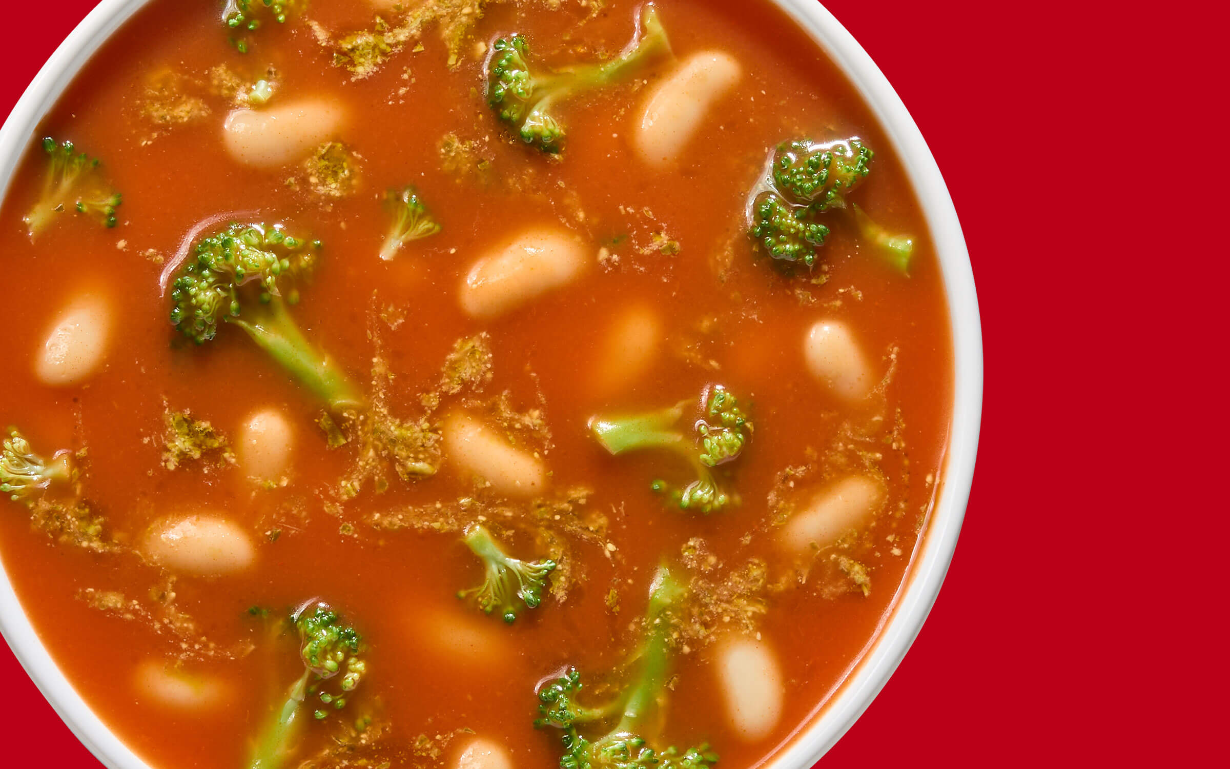 Soupe au pesto de tomates et aux haricots blancs