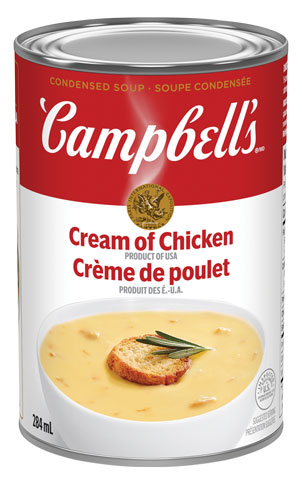 Soupe condensée Campbell’sMD à la crème de poulet