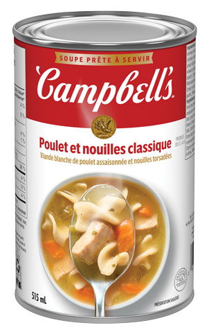 Soupe au poulet et aux nouilles classique prête à déguster Campbell’sMD