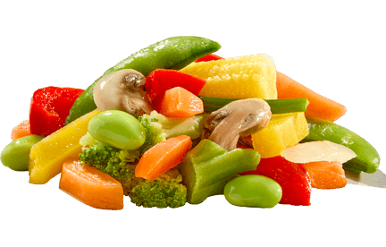 Légumes sautés surgelés