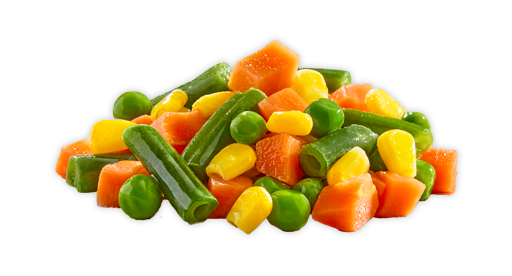 Légumes mélangés surgelés