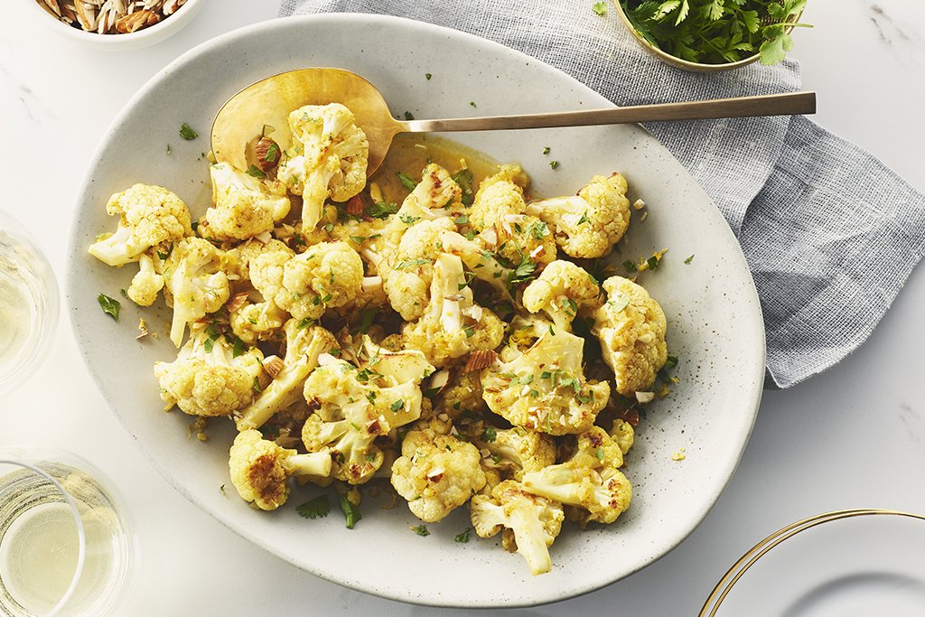 trempette au chou-fleur rôti et tahini