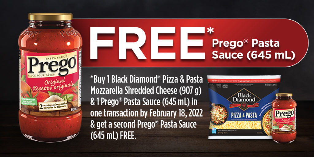Free Prego Pasta Sauce
