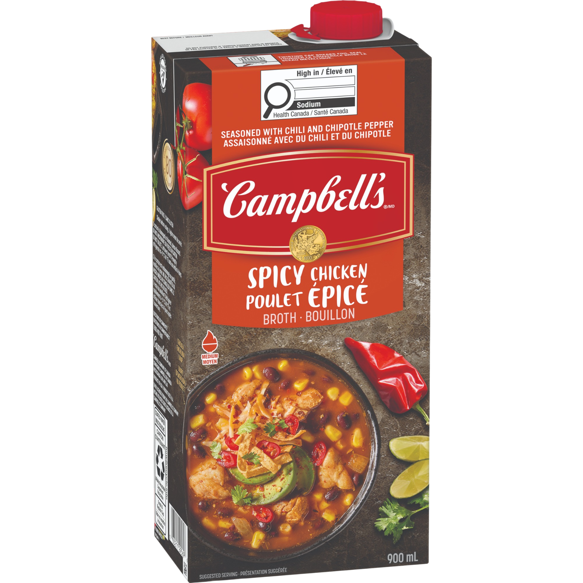 Campbell’s Spicy Chicken broth 