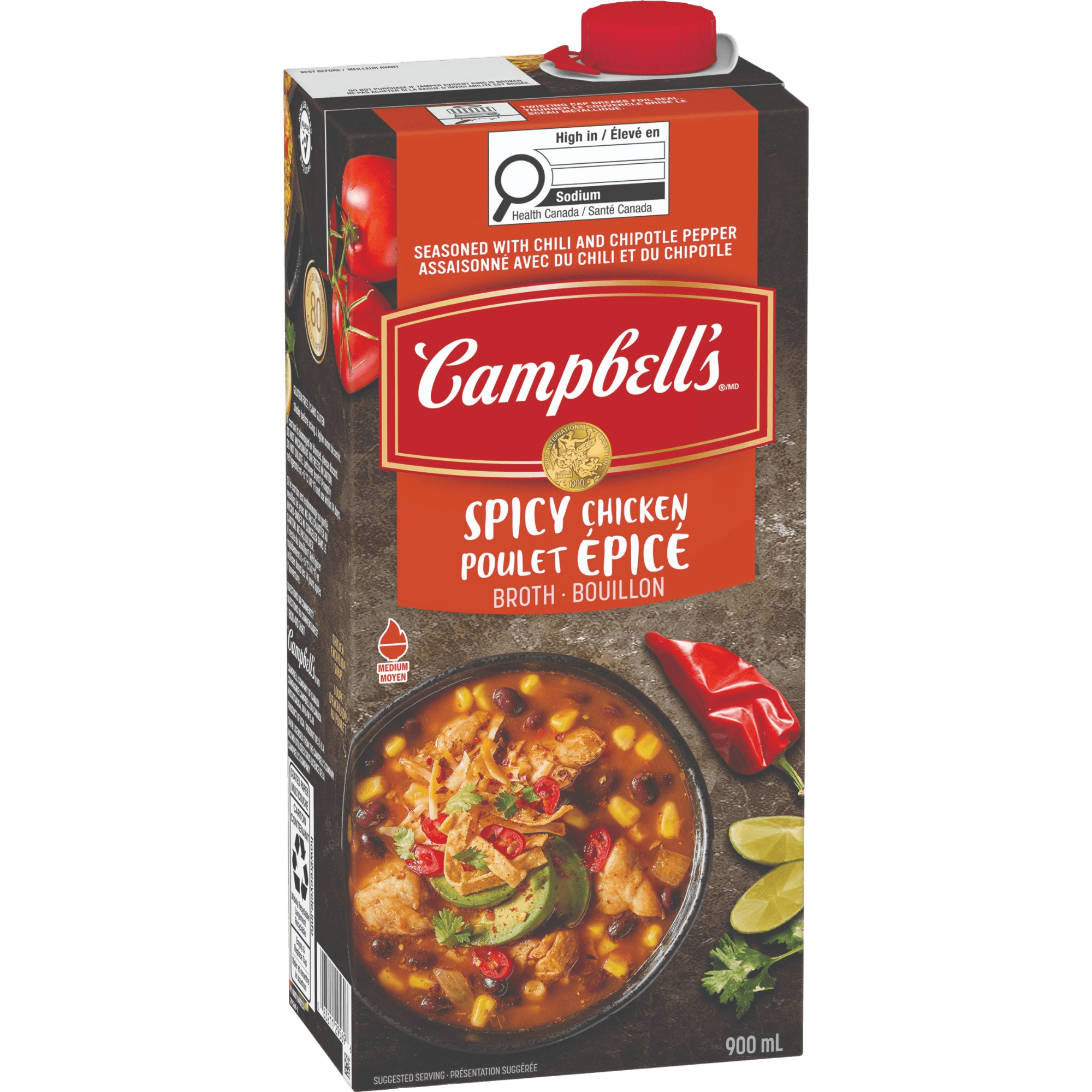 Campbell’s Spicy Chicken broth 
