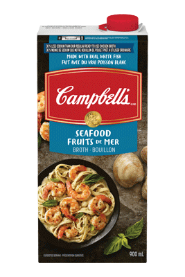 Campbell's® 30% Less Sodium Ready To Use Seafood Broth