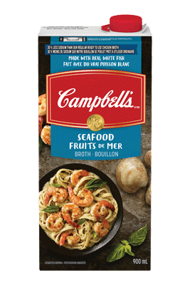 bouillon de de fruits de mer 30 % moins de sodium de CAMPBELL’S®