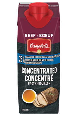 Bouillon de bœuf concentré Campbell’s avec 25 % moins de sodium