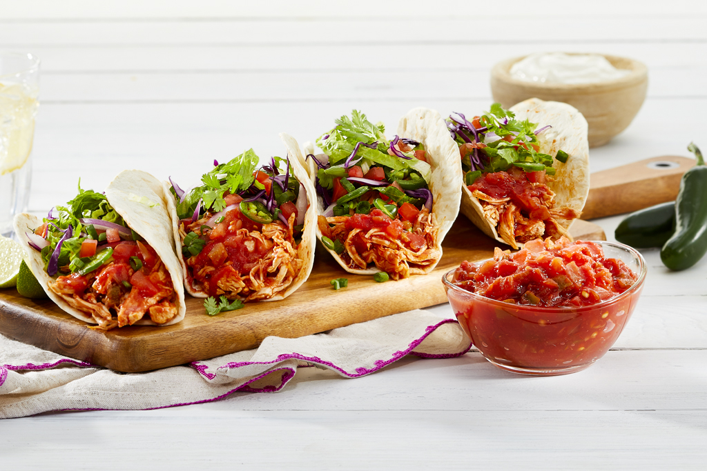 Slow Cooker Chicken Tacos