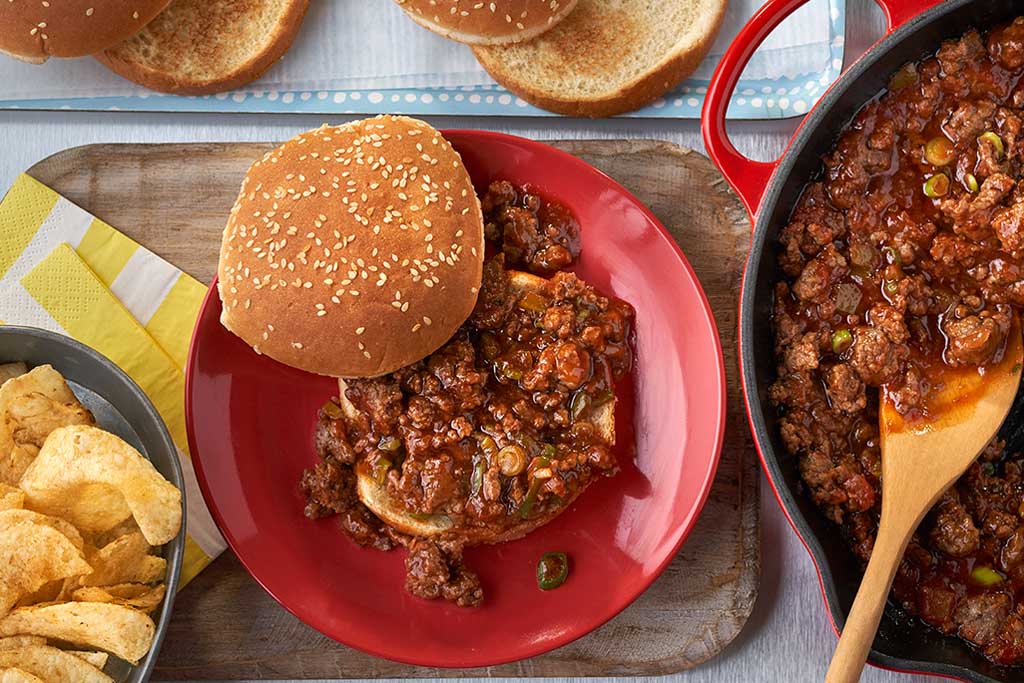 Sandwiches Sloppy Joe à la salsa