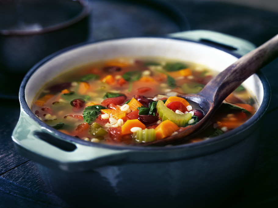 Rib Stickin’ Bean & Barley Soup