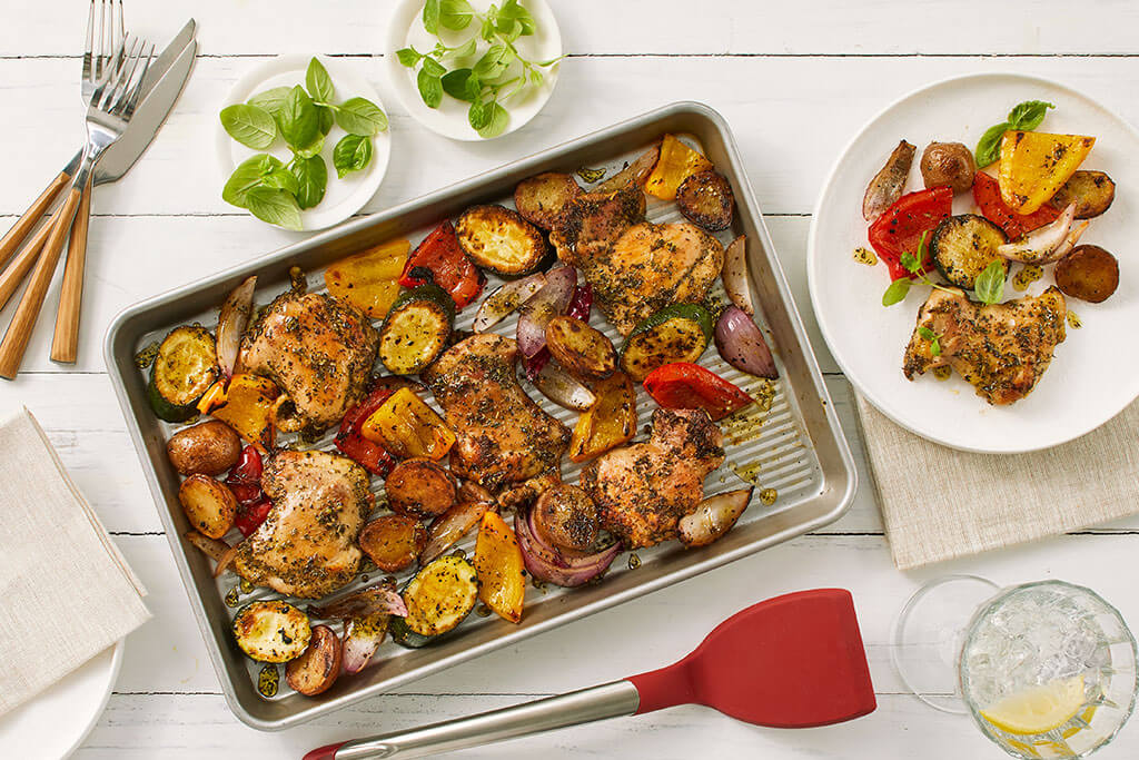 Sheet Pan Grilled Chicken