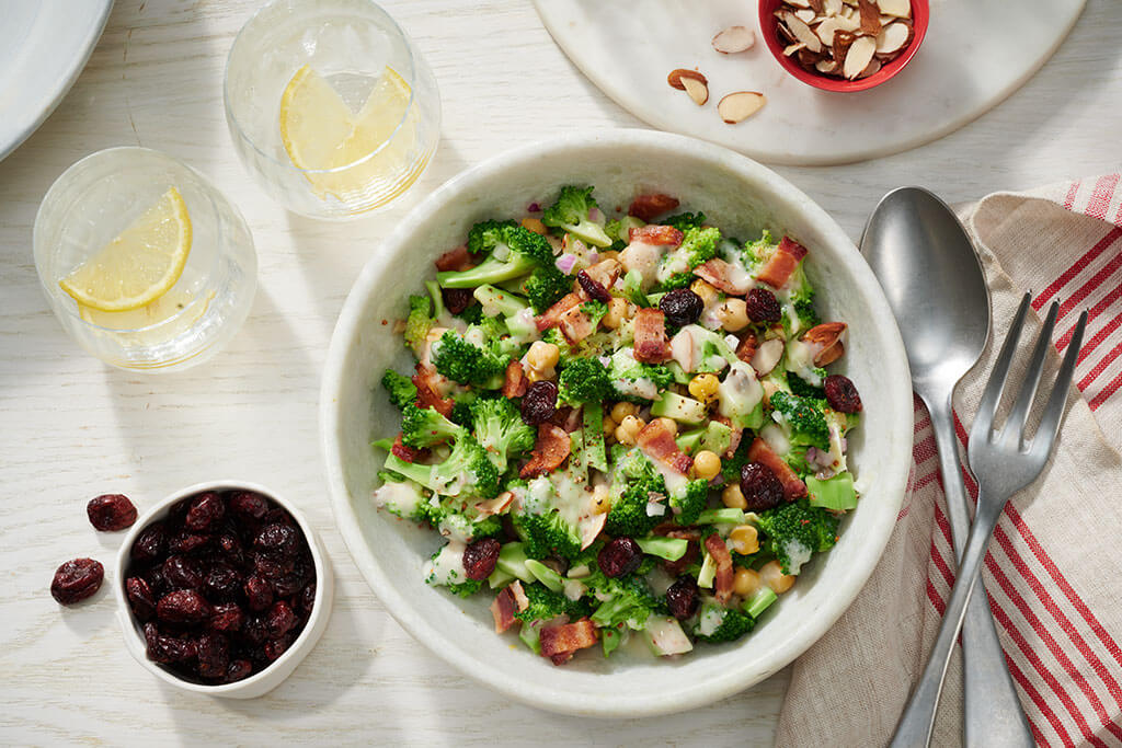 Salade de brocoli crémeuse