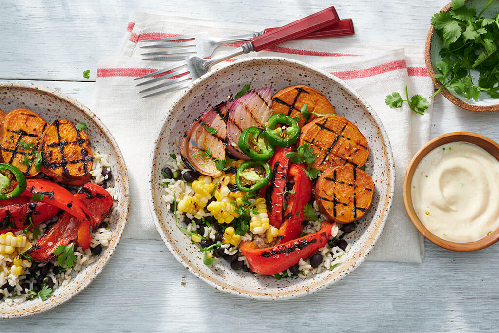 Grilled Vegetarian Burrito Bowl