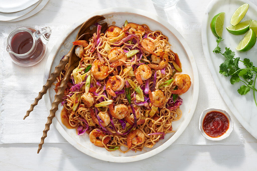 Indonesian Noodles with Shrimp