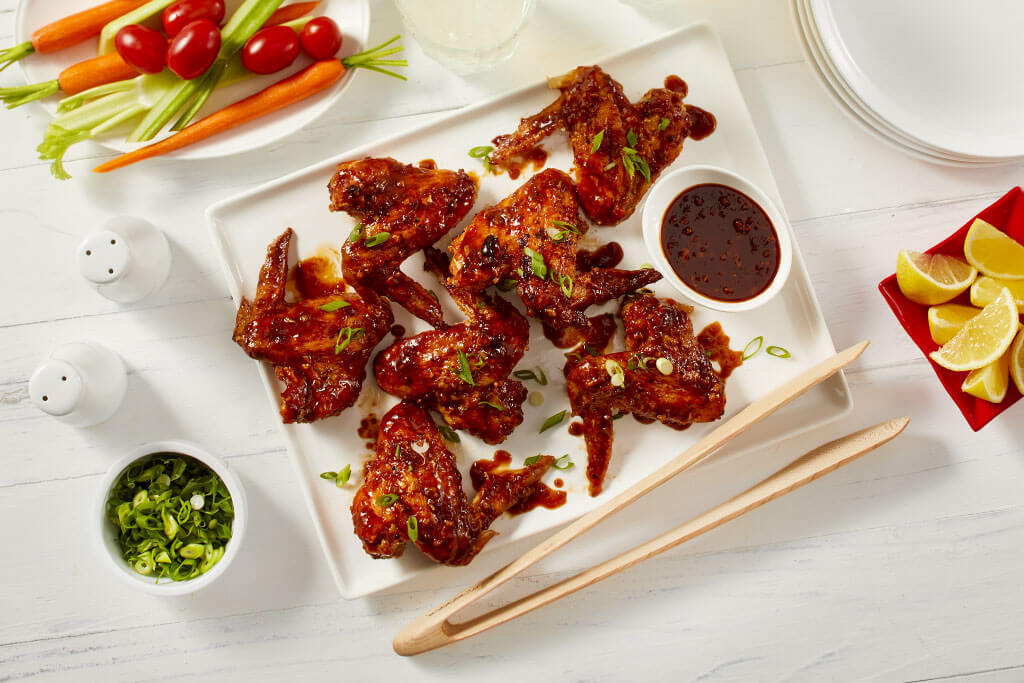 Sweet and Sticky Chicken Wings