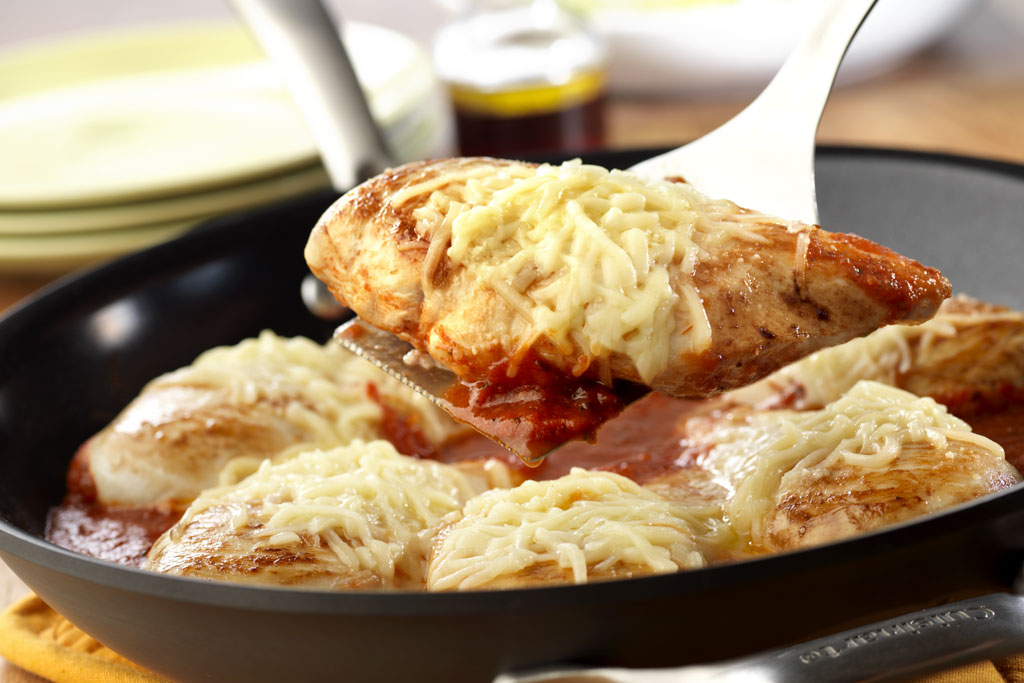 Poulet au parmesan à la poêle facile