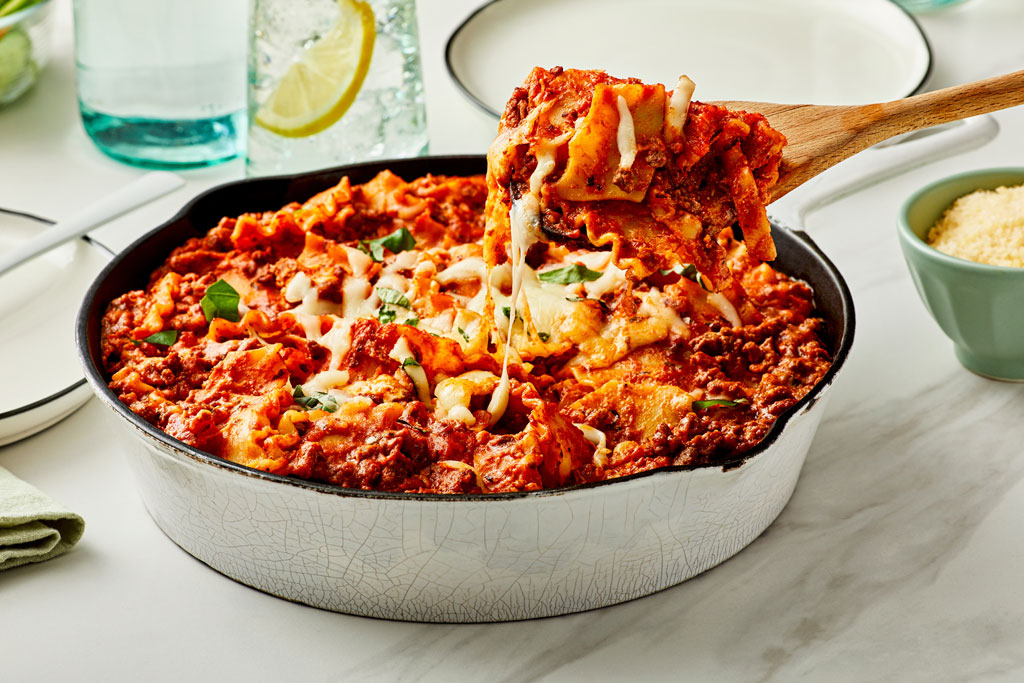 Easy Skillet Lasagna