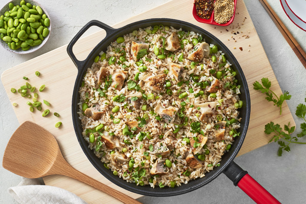 Dumpling Fried Rice