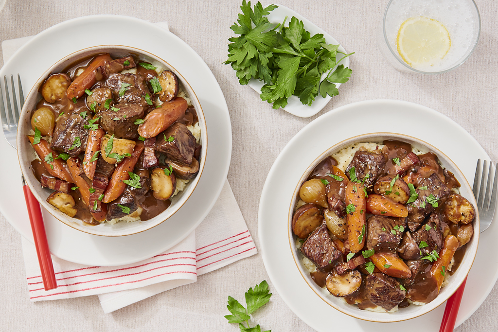 Bœuf bourguignon savoureux