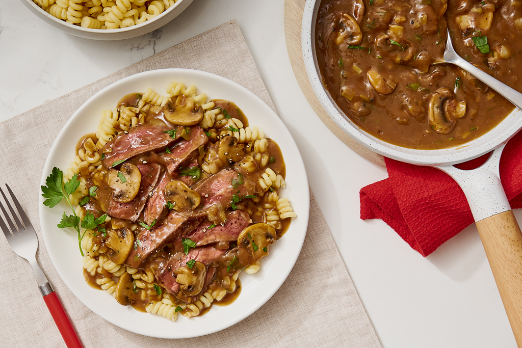 Steak and Mushroom Supreme Pasta