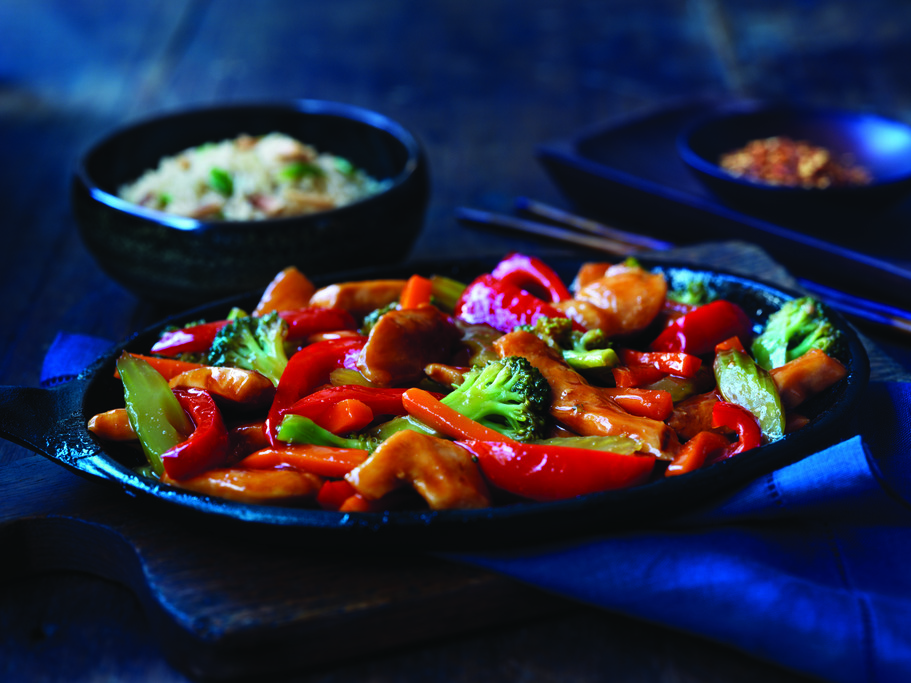 Sauté de poulet jardinière