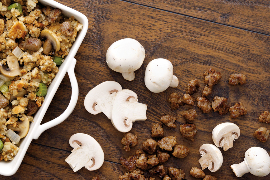 Sausage & Mushroom Stuffing