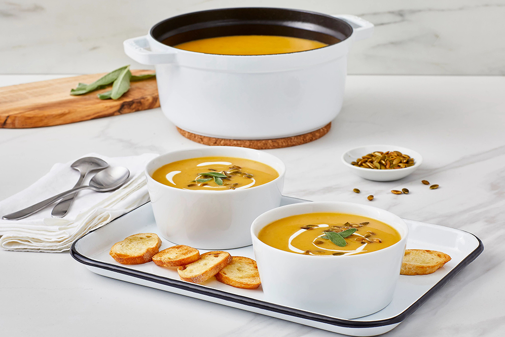 Butternut Squash Soup with Sage