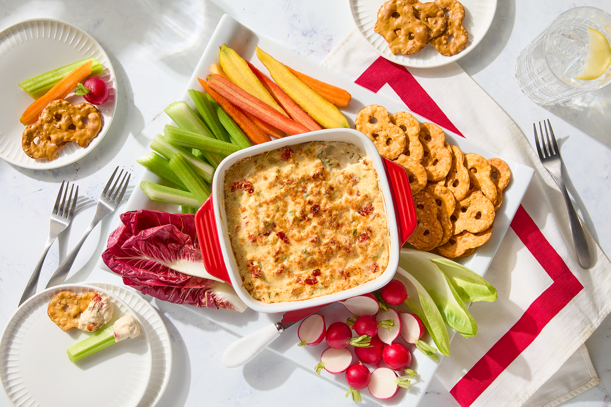 Warm Jalapeño & Garlic Parmesan Dip