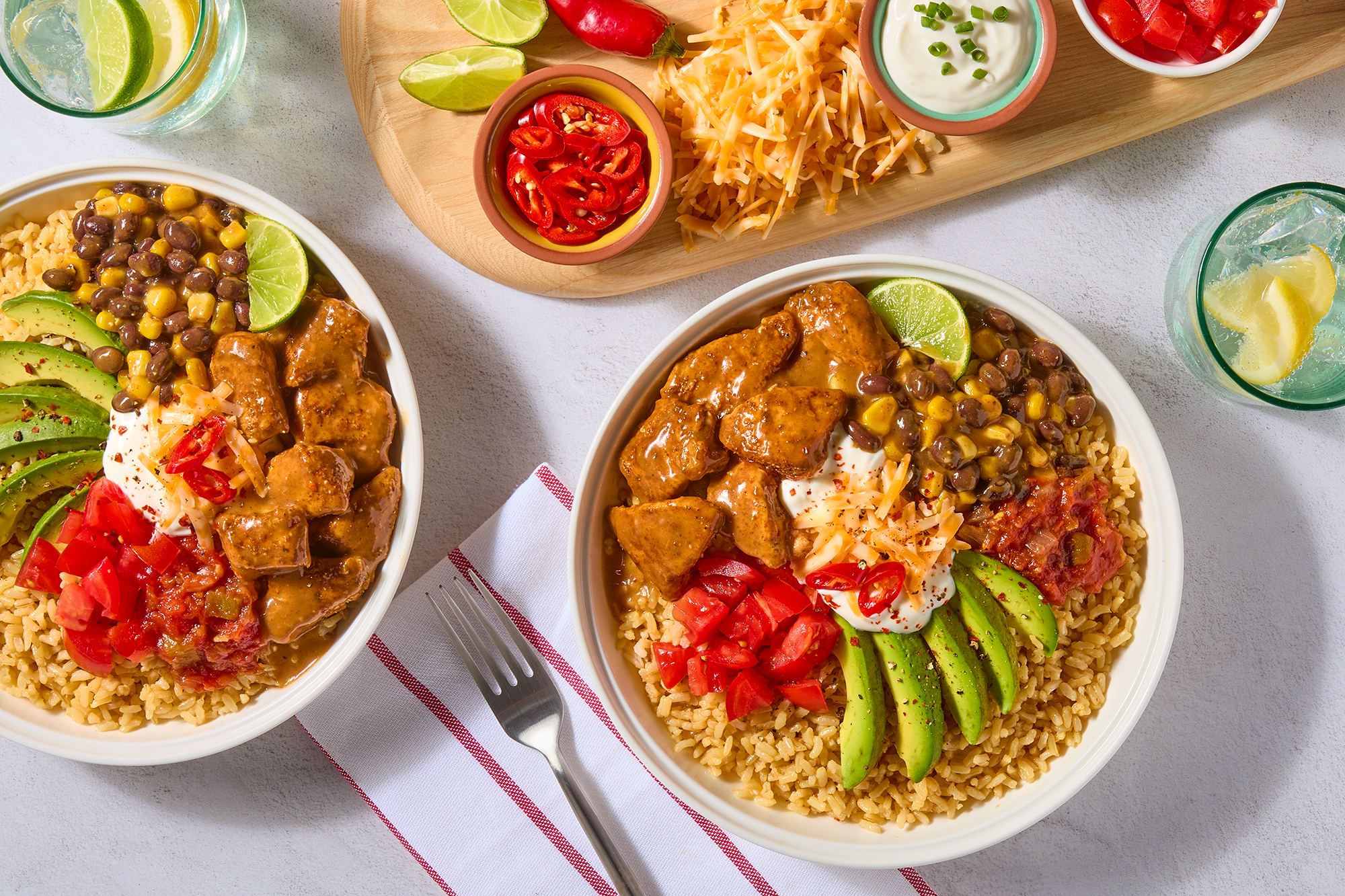 Spicy Chicken Burrito Bowl