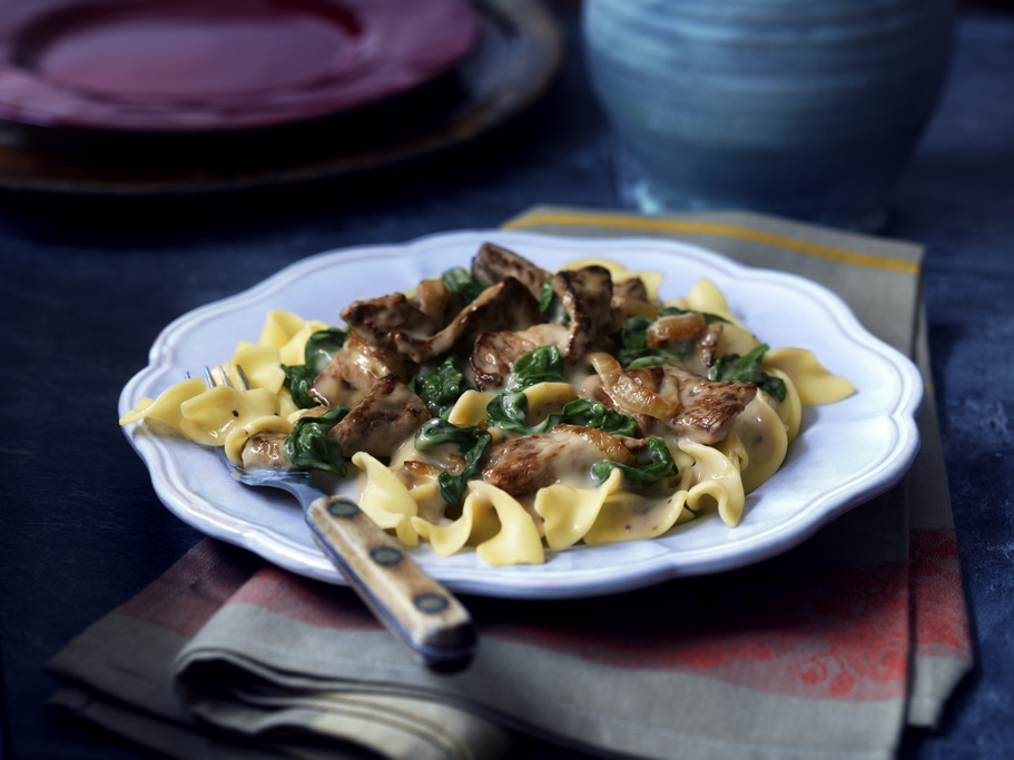 Bœuf et champignons à la florentine