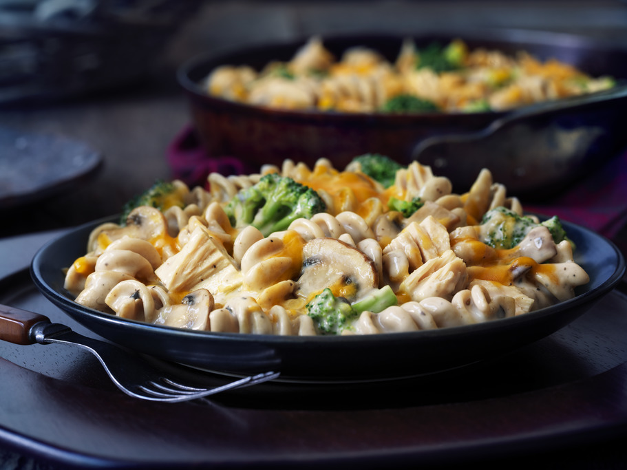 Gratin de rotinis au thon et légumes