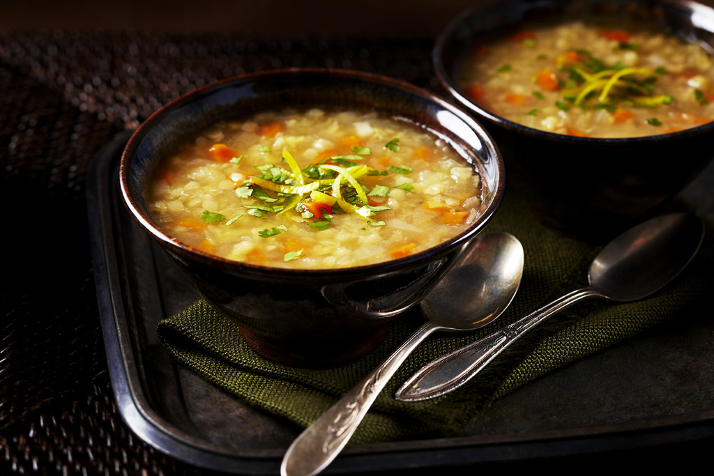 Ginger Lemon Lentil Soup