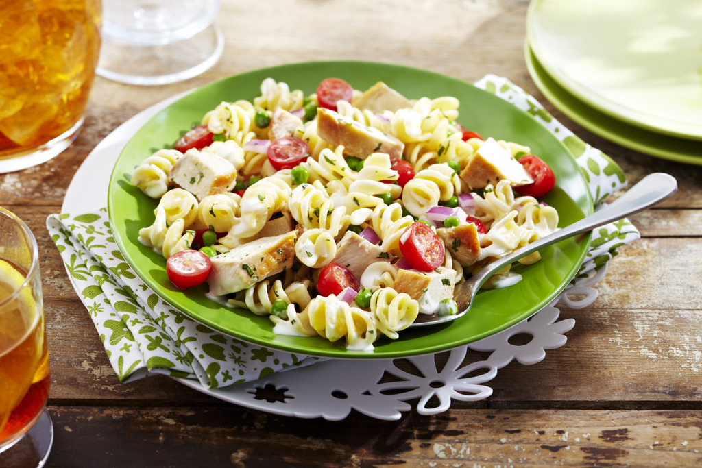 Salade de pâtes au poulet