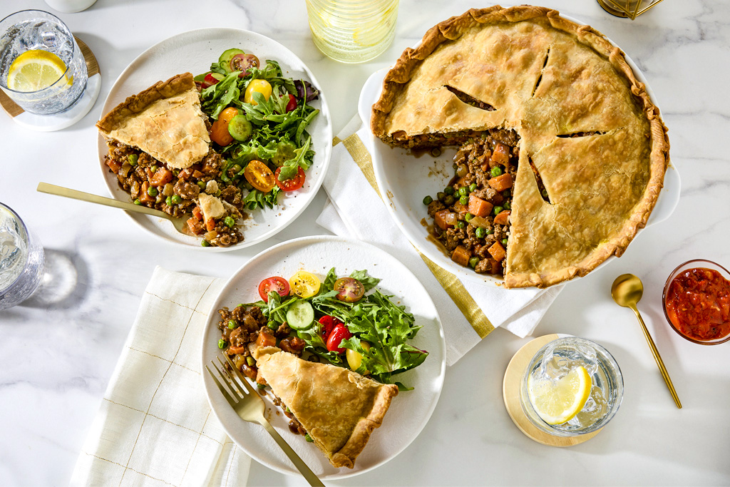 Sweet Potato Tourtière