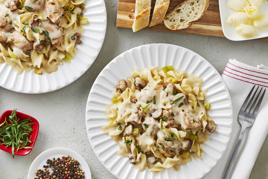 Poulet Stroganoff cuit à la mijoteuse