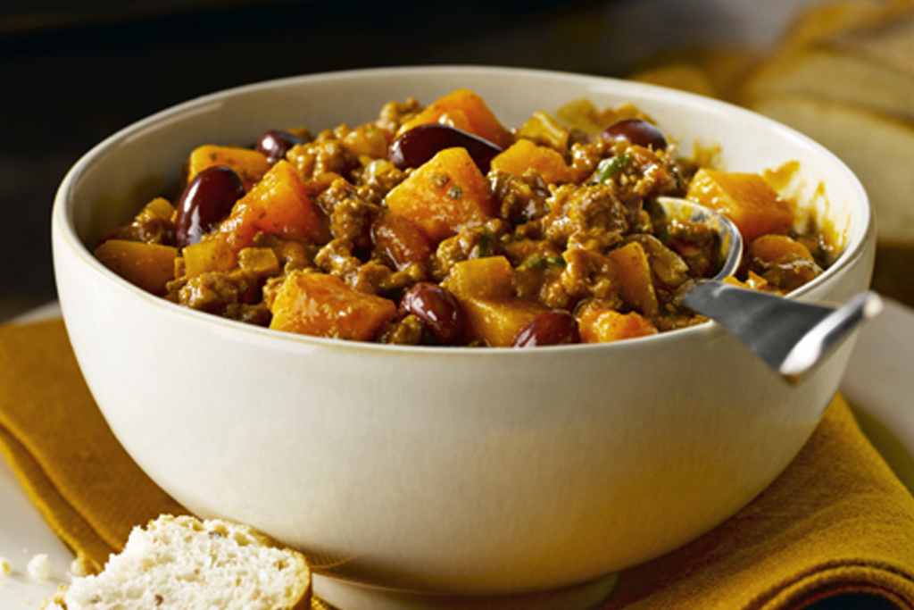 Sweet Potato and Beef Chili