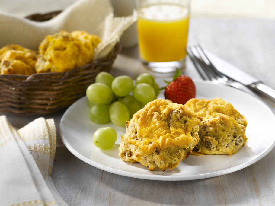 Cheddar Sausage Biscuits