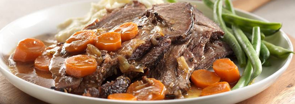 Slow Cooker Beef Pot Roast with Braised Vegetables