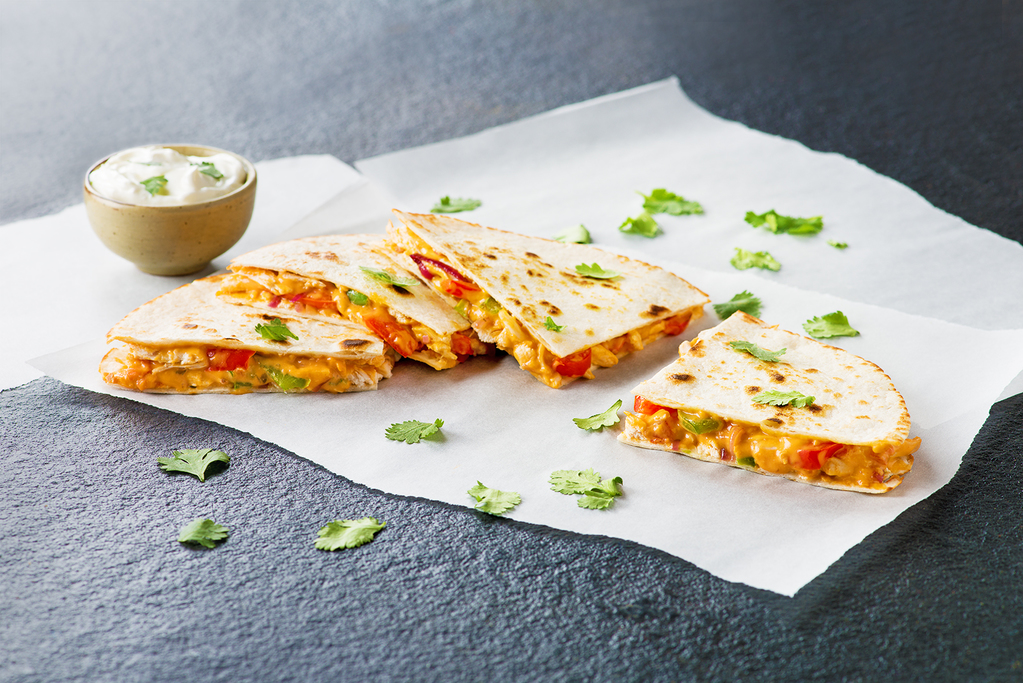 Cheesy Chicken Quesadillas