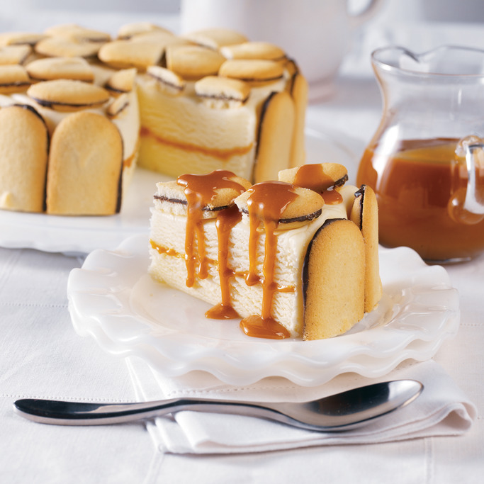 Cookie & Caramel Ice Cream Cake