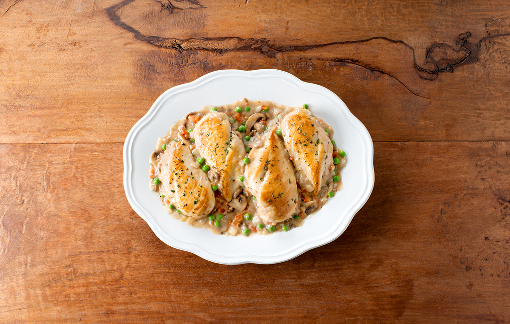 Poulet à l’italienne crémeux