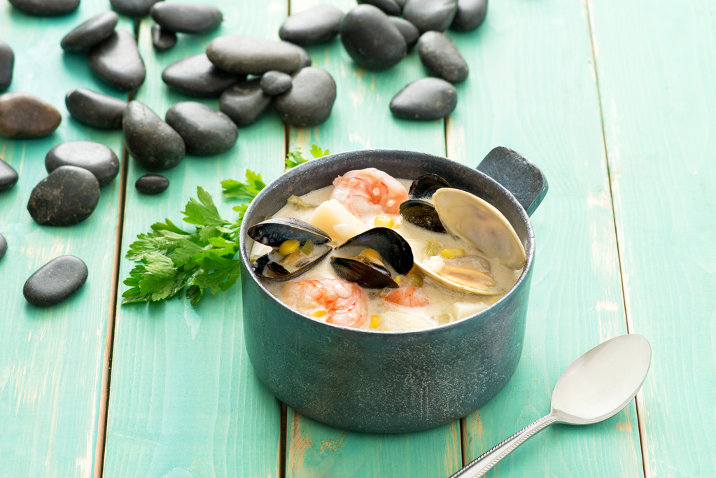 Chaudrée de fruits de mer crémeuse