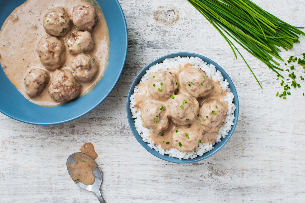 Boulettes de viande en sauce aux champignons à la mijoteuse