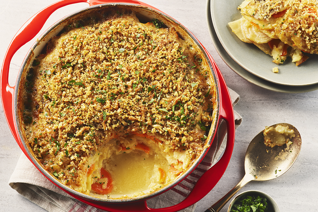 Gratin de légumes-racines