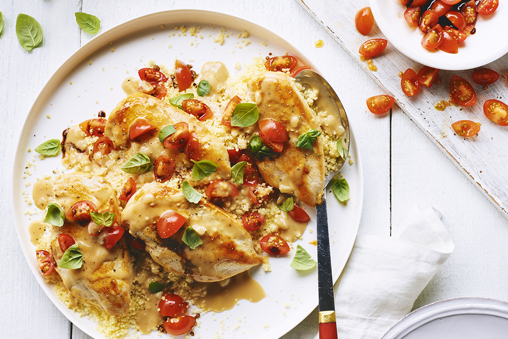 Mijoté de bruschetta au poulet