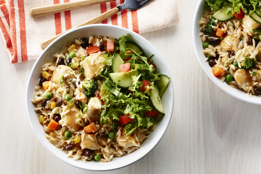 Fiesta BBQ Chicken & Rice Bowls