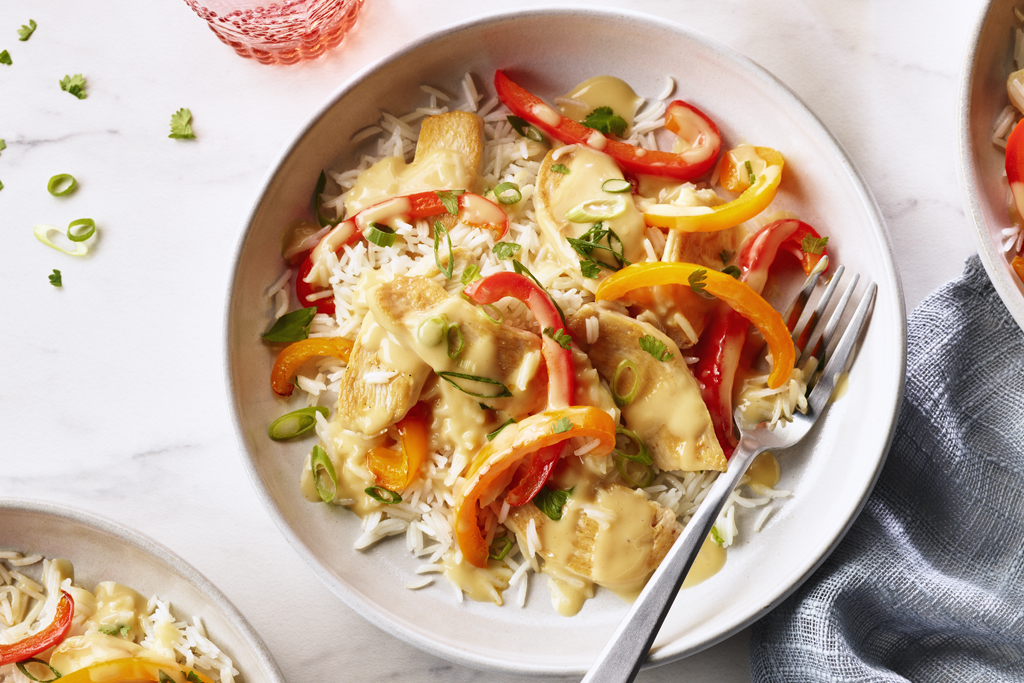 Peanut Chicken and Peppers