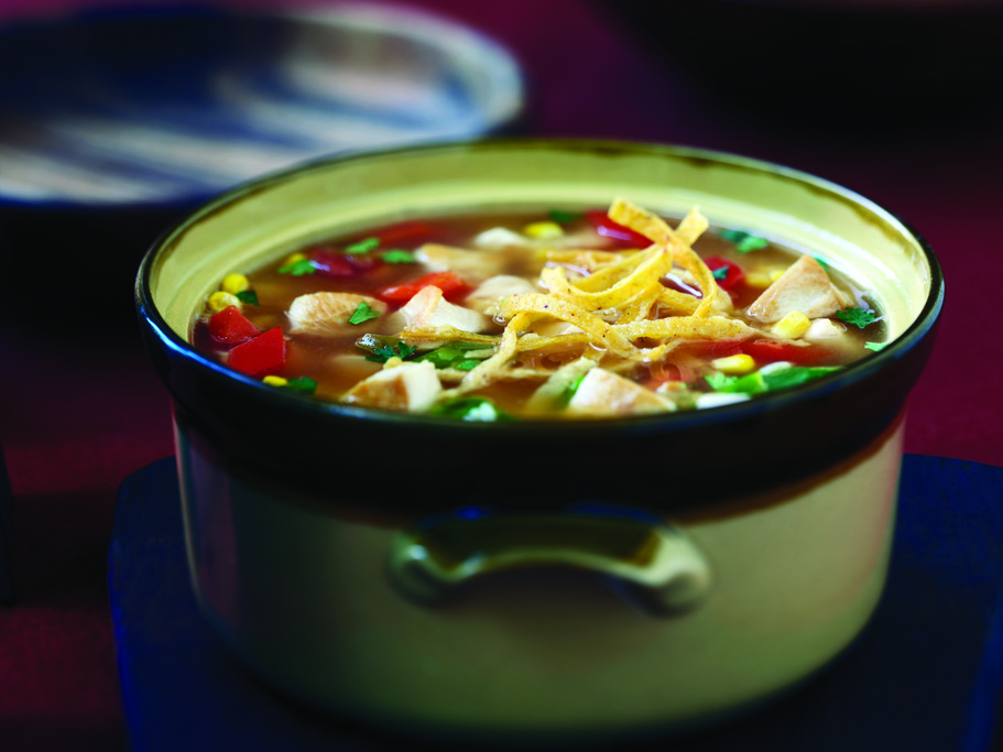 Hearty Chicken Tortilla Soup