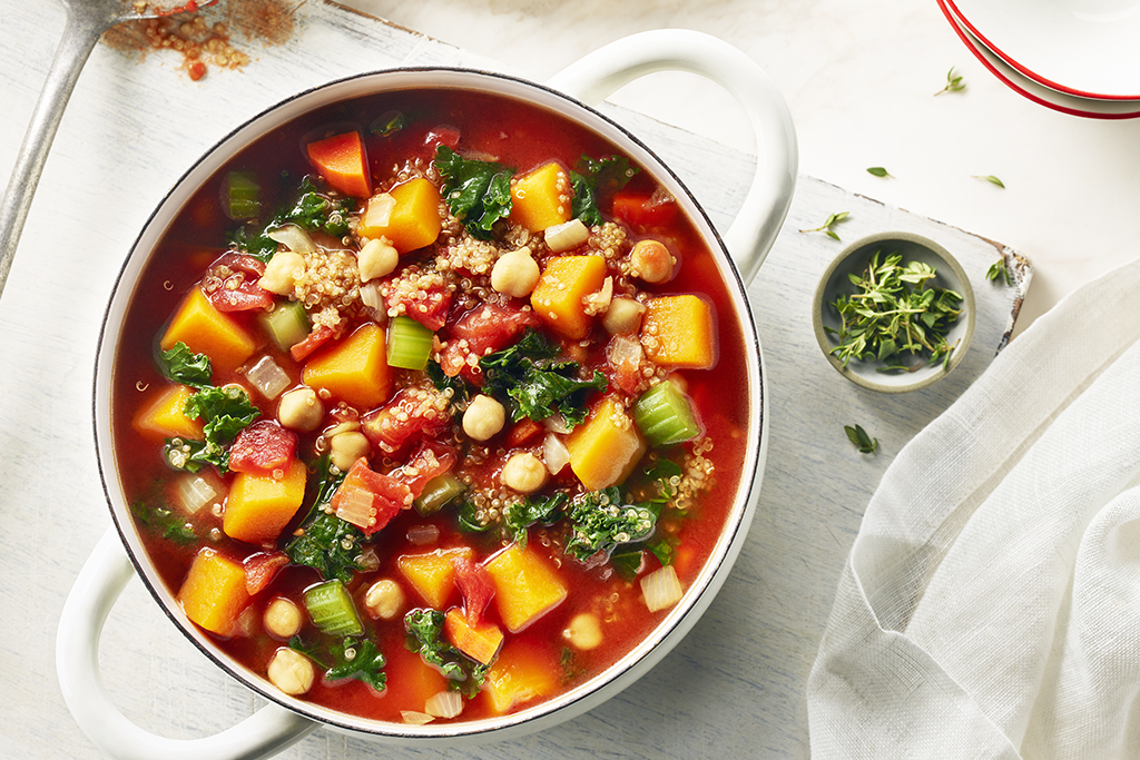 Soupe consistante au quinoa